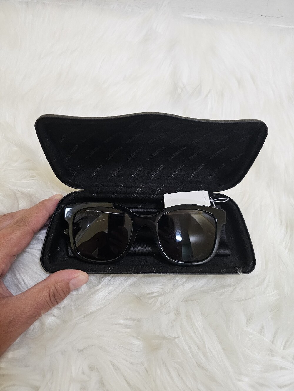 Balenciaga 52mm Polarized Square Sunglasses - Picture 4 of 14